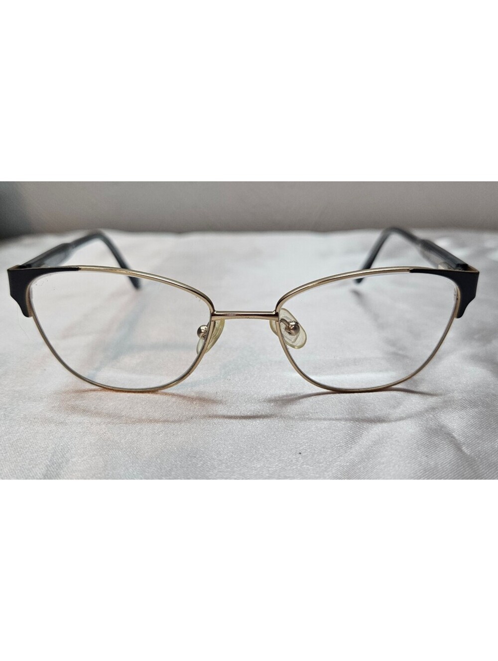 Nine West NW816 Women’s Eyeglasses Gold Black Gray 48-16-135